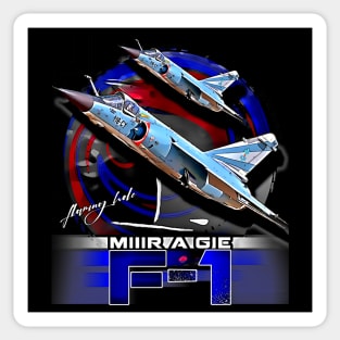 Dassault Mirage F1 French Jet Fighter Sticker